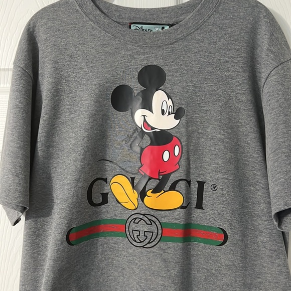 Gucci x Disney shirt with Mickey Mouse on the front. - Picture 3 of 5